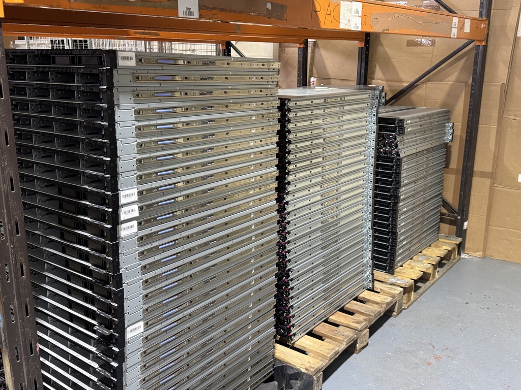 Refurbished servers in our warehouse
