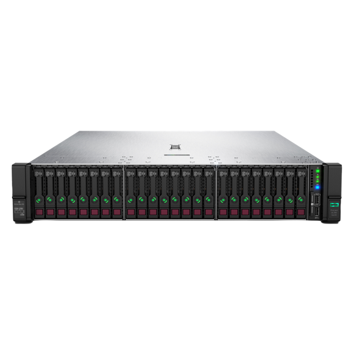 HPE DL380 Gen10 24xSFF 0xHS P408i-a w/Expander 6xFH+2xM.2 NoFLR OnboardNIC NoPSU Performance Fans 826566-B21