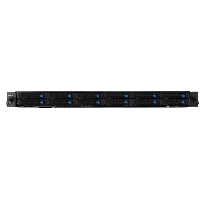 ASUS RS700-E10-RS12U 12xSFF NVMe 2xHS No Raid 2x10G RJ45 2x1600W 2x M.2 NVMe PCIe 4.0 GPU Spec RIser w/Cooler