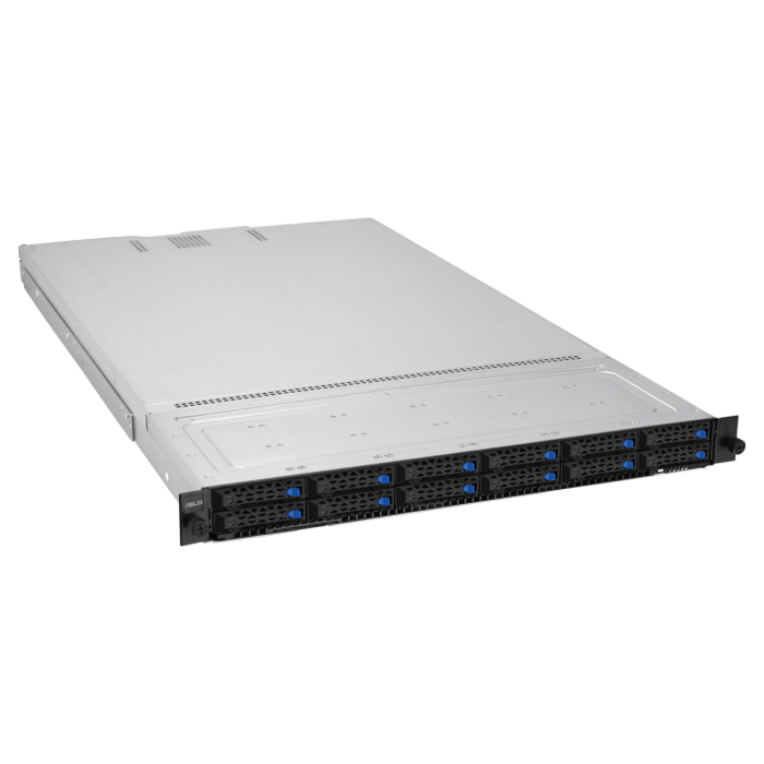 ASUS RS700-E10-RS12U 12xSFF NVMe 2xHS No Raid 2x10G RJ45 2x1600W 2x M.2 NVMe PCIe 4.0 GPU Spec RIser w/Cooler