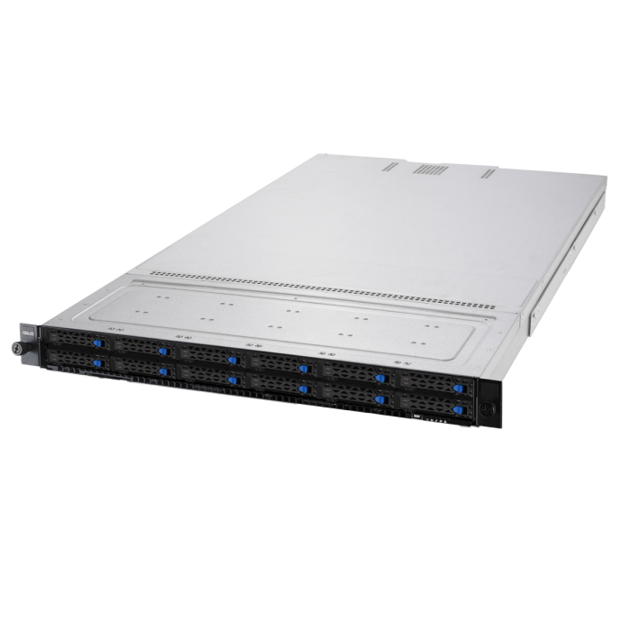 ASUS RS700-E10-RS12U 12xSFF NVMe 2xHS No Raid 2x10G RJ45 2x1600W 2x M.2 NVMe PCIe 4.0 GPU Spec RIser w/Cooler