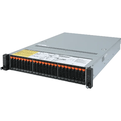 Gigabyte R272-Z32 24+2xSFF Gen3 NVMe/SATA 1xHS No Raid 2x1G RJ45 2x1200W 2x M.2 NVMe, PCIe 4.0 1xLP